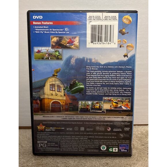 Disney Planes: Fire & Rescue DVD  Family Adventure Movie - Picture 2 of 4
